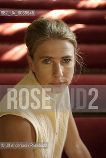 American writer Lionel Shriver. Paris september 27, 2008 - ©Ulf Andersen/Rosebud2