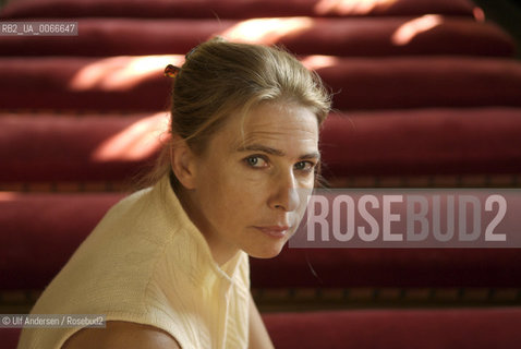 American writer Lionel Shriver. Paris september 27, 2008 - ©Ulf Andersen/Rosebud2