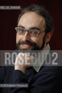 American writer Gary Shteyngart. Paris, January 28, 2008 - ©Ulf Andersen/Rosebud2