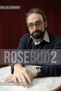 American writer Gary Shteyngart. Paris, January 28, 2008 - ©Ulf Andersen/Rosebud2