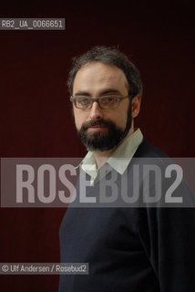 American writer Gary Shteyngart. Paris, January 28, 2008 - ©Ulf Andersen/Rosebud2