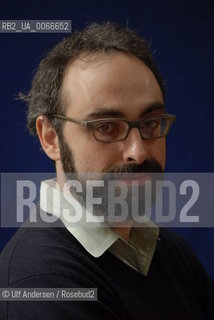 American writer Gary Shteyngart. Paris, January 28, 2008 - ©Ulf Andersen/Rosebud2