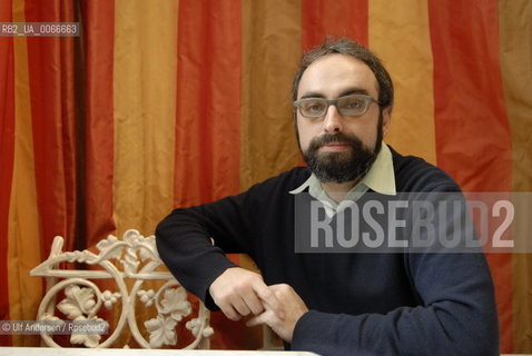 American writer Gary Shteyngart. Paris, January 28, 2008 - ©Ulf Andersen/Rosebud2