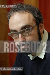 American writer Gary Shteyngart. Paris, January 28, 2008 - ©Ulf Andersen/Rosebud2