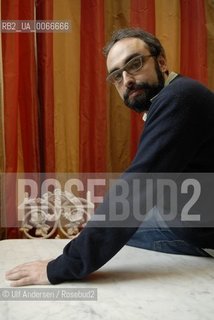 American writer Gary Shteyngart. Paris, January 28, 2008 - ©Ulf Andersen/Rosebud2