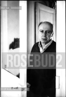 French writer Claude Simon at home. Paris, May 8, 1981 - ©Ulf Andersen/Rosebud2