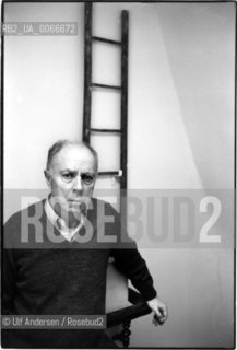 French writer Claude Simon at home. Paris, May 8, 1981 - ©Ulf Andersen/Rosebud2