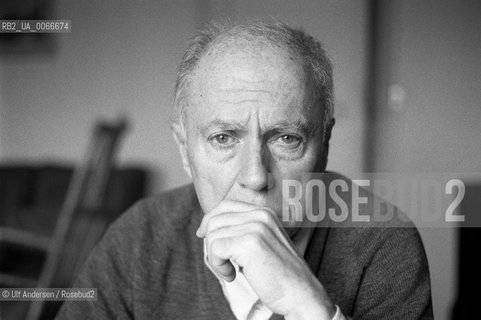 French writer Claude Simon at home. Paris, February 20, 1984 - ©Ulf Andersen/Rosebud2