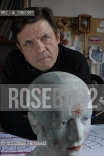 American and Czech cartoonist Peter Sis in his atelier in Manhattan. New York, January 19, 2007 - ©Ulf Andersen/Rosebud2