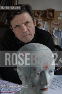 American and Czech cartoonist Peter Sis in his atelier in Manhattan. New York, January 19, 2007 - ©Ulf Andersen/Rosebud2