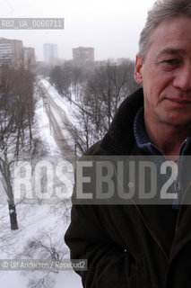 Russian author Alexei Slapovski. Moscow, February 1, 2005 - ©Ulf Andersen/Rosebud2