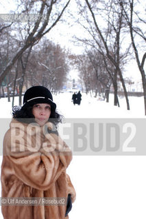 Russian author Olga Slavnikova. Moscow, January 29, 2005 - ©Ulf Andersen/Rosebud2