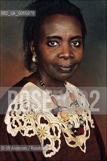 Senegalese writer Aminata Sow Fall. Paris, March 28, 2001  - ©Ulf Andersen/Rosebud2