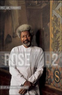 Nigerian writer Whole Soyinka. Paris, December 16, 1993  - ©Ulf Andersen/Rosebud2