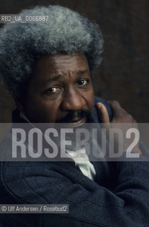 Nigerian writer Whole Soyinka. Paris, March 19, 1990  - ©Ulf Andersen/Rosebud2