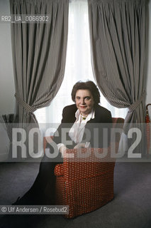 English author Muriel Spark. Paris, May 16, 1991  - ©Ulf Andersen/Rosebud2