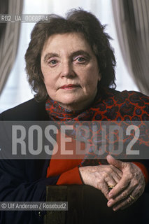 English author Muriel Spark. Paris, May 16, 1991  - ©Ulf Andersen/Rosebud2