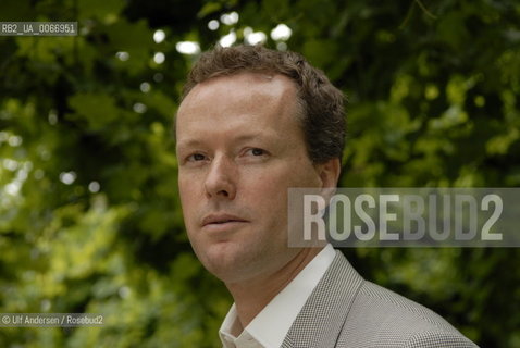 English writer Edward St Aubyn. Paris June 26, 2007 - ©Ulf Andersen/Rosebud2