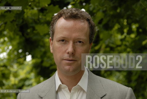 English writer Edward St Aubyn. Paris June 26, 2007 - ©Ulf Andersen/Rosebud2