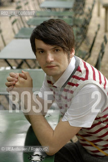 Bosnian writer Sasa Stanisic. Paris, June 2, 2008  - ©Ulf Andersen/Rosebud2