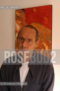 French philosopher Bernard Stiegler at home. Paris, August 28, 2005  - ©Ulf Andersen/Rosebud2