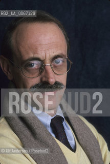 Italian writer Antonio Tabucchi. Paris, March 17, 1993 - ©Ulf Andersen/Rosebud2