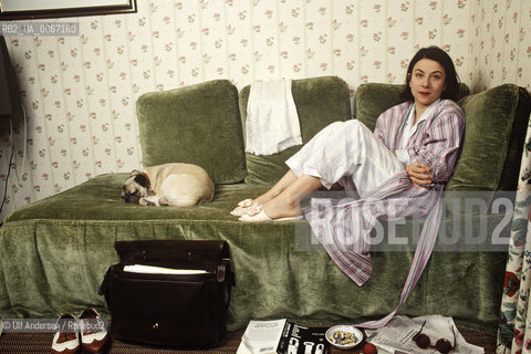 American writer Donna Tartt. Paris, May 13, 1993 - ©Ulf Andersen/Rosebud2