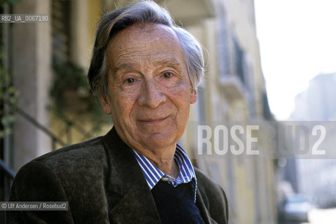 Portuguese writer Urbano Tavares. Lisboa, January 31, 2000 - ©Ulf Andersen/Rosebud2