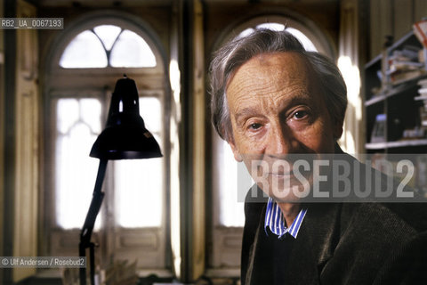 Portuguese writer Urbano Tavares. Lisboa, January 31, 2000 - ©Ulf Andersen/Rosebud2