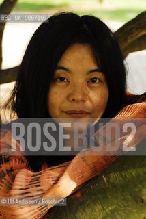Japanese writer Yoko Tawada. Paris, May 11, 2006 - ©Ulf Andersen/Rosebud2
