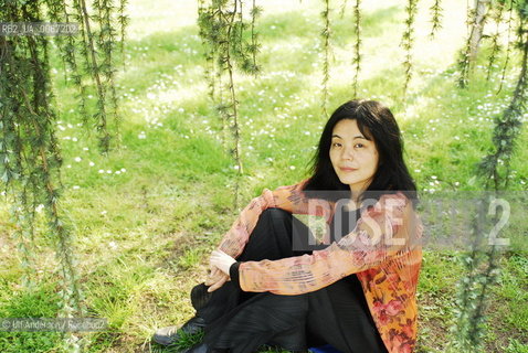 Japanese writer Yoko Tawada. Paris, May 11, 2006 - ©Ulf Andersen/Rosebud2