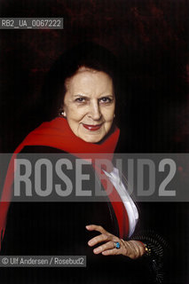 Brazilian writer Lygia Fagundes Telles. Paris March 24, 1998 - ©Ulf Andersen/Rosebud2