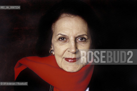Brazilian writer Lygia Fagundes Telles. Paris March 24, 1998 - ©Ulf Andersen/Rosebud2