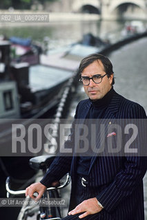 American writer Paul Theroux. Paris September 30, 1992 - ©Ulf Andersen/Rosebud2