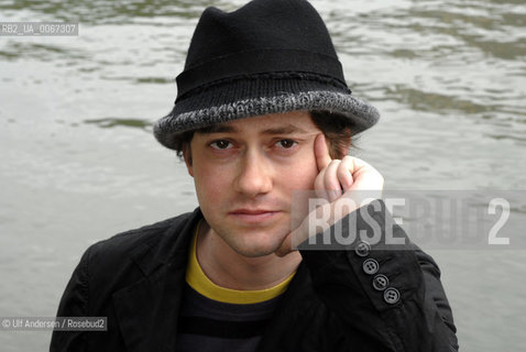 English writer Adam Thirlwell. Lyon, May 31, 2008 - ©Ulf Andersen/Rosebud2