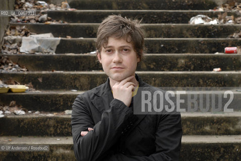 English writer Adam Thirlwell. Lyon, May 31, 2008 - ©Ulf Andersen/Rosebud2