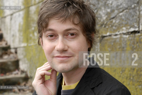 English writer Adam Thirlwell. Lyon, May 31, 2008 - ©Ulf Andersen/Rosebud2