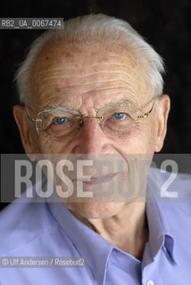 French sociologist Alain Touraine. Paris, June 25, 2010 - ©Ulf Andersen/Rosebud2