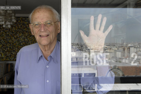 French sociologist Alain Touraine. Paris, June 25, 2010 - ©Ulf Andersen/Rosebud2