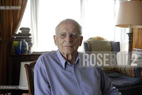 French sociologist Alain Touraine. Paris, June 25, 2010 - ©Ulf Andersen/Rosebud2