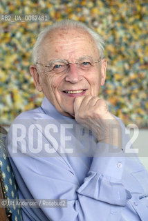 French sociologist Alain Touraine. Paris, June 25, 2010 - ©Ulf Andersen/Rosebud2