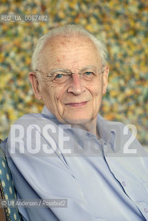 French sociologist Alain Touraine. Paris, June 25, 2010 - ©Ulf Andersen/Rosebud2