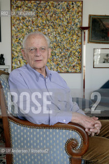 French sociologist Alain Touraine. Paris, June 25, 2010 - ©Ulf Andersen/Rosebud2