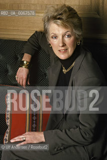 English writer Joanna Trollope. Paris, January 20, 2001 - ©Ulf Andersen/Rosebud2