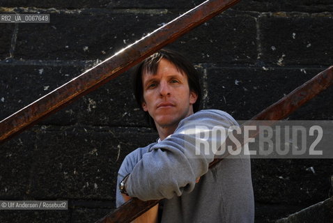 Saint Malo june 5. File photo; american author Brady Udall at book fair in Saint Malo, France.. ©Ulf Andersen/Rosebud2