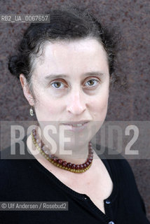 Russian born, American writer Anya Ulinich. Saint Malo, May 12, 2008 - ©Ulf Andersen/Rosebud2