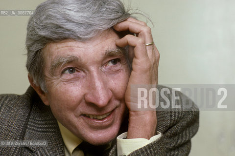 American writer John Updike. Paris, April 8, 1984 - ©Ulf Andersen/Rosebud2