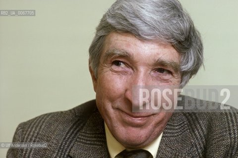 American writer John Updike. Paris, April 8, 1984 - ©Ulf Andersen/Rosebud2