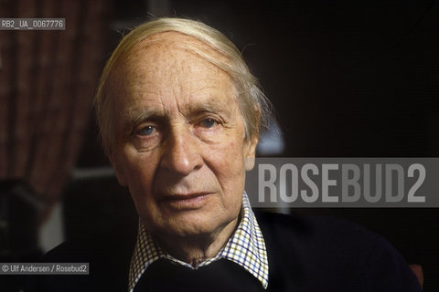 Afrikaner and English writer Laurens Van der Post (1906-1996). Paris, February 15, 1987 - ©Ulf Andersen/Rosebud2