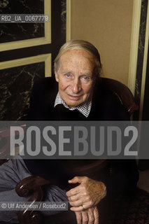 Afrikaner and English writer Laurens Van der Post (1906-1996). Paris, February 15, 1987 - ©Ulf Andersen/Rosebud2